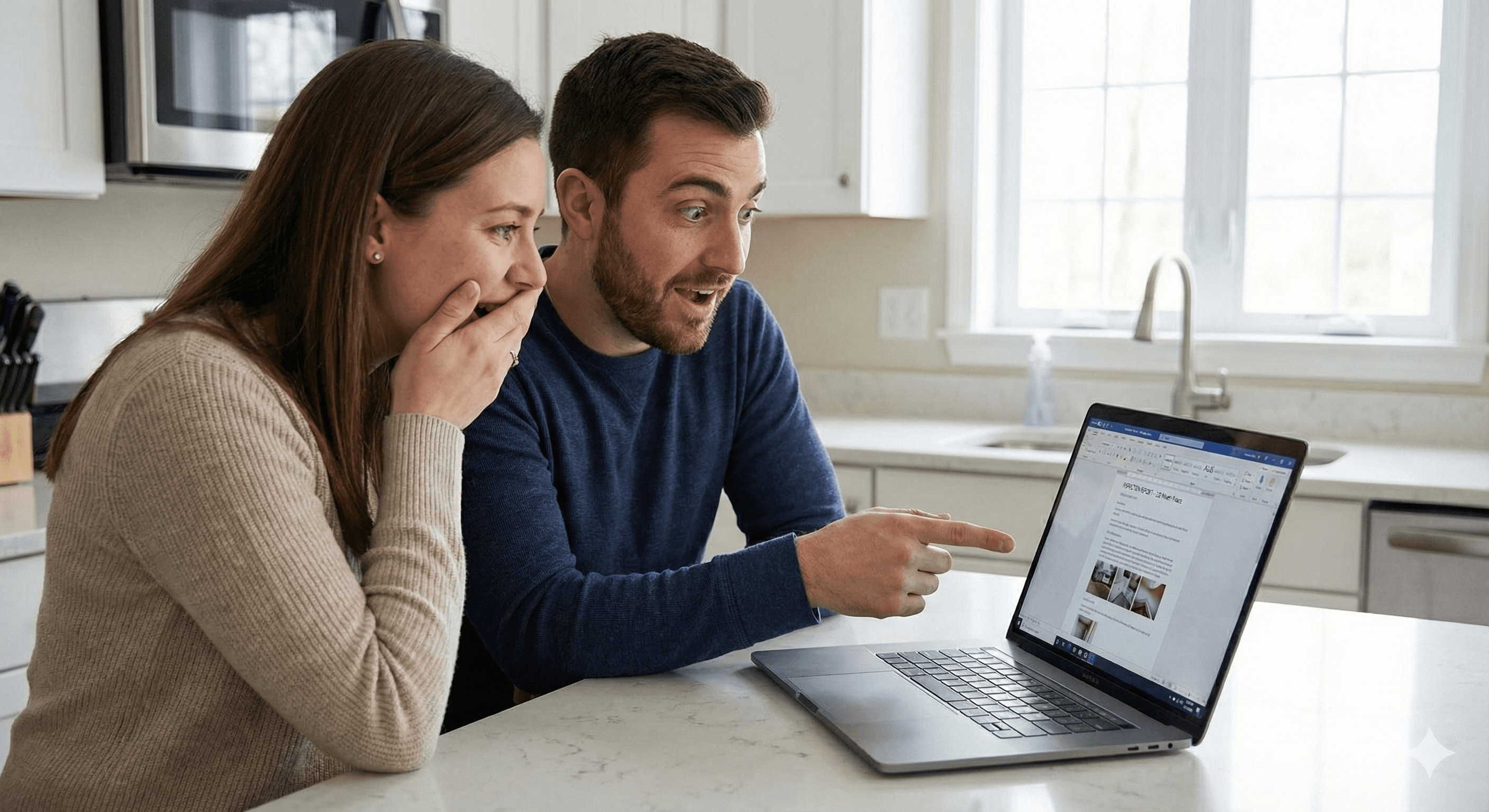 Property manager documenting property condition